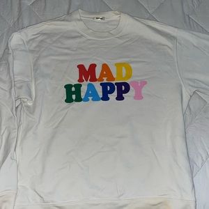 Madhappy Rainbow Logo Crewneck Sweatshirt - Size XL